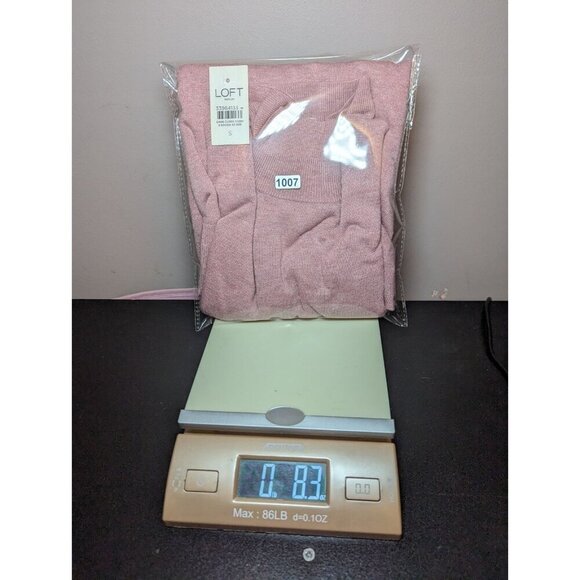 Ann Taylor Loft Light Acid Pink Women's Size Small NWT Long Sleeve Turtleneck - Picture 14 of 14